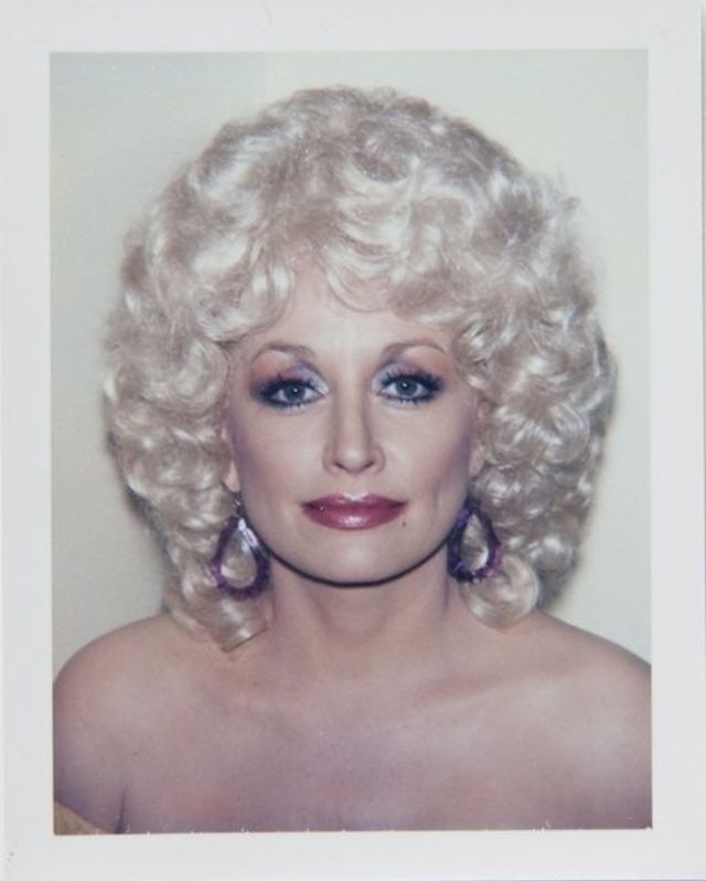 Amazing Polaroids of Dolly Parton Taken by Andy Warhol, 1985 Vintage