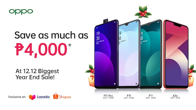 Save up to 24% on OPPO smartphones this 12.12 in Lazada and Shopee