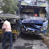 एसएच 91 पर बस और ऑटो की टक्कर में दो की घटनास्थल पर दर्दनाक मौत
