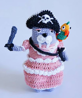 PATRON GRATIS MORSA PIRATA AMIGURUMI 39489