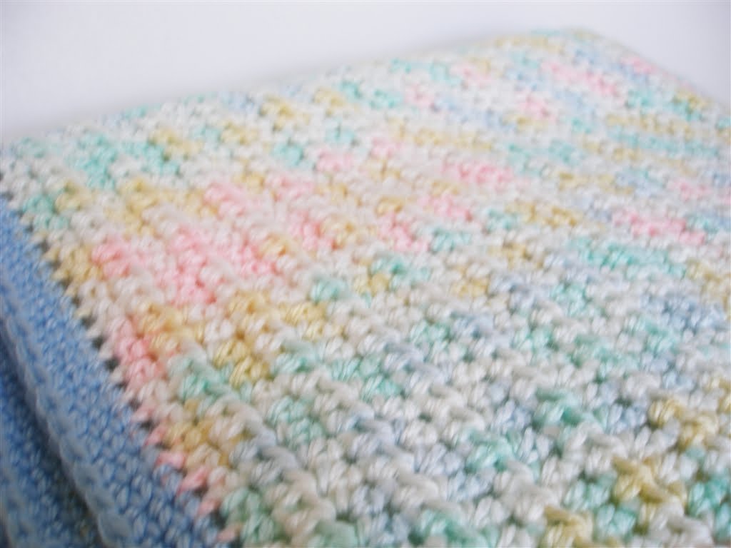 Crocheting Blind: Crochet Project: Car Seat Blanket