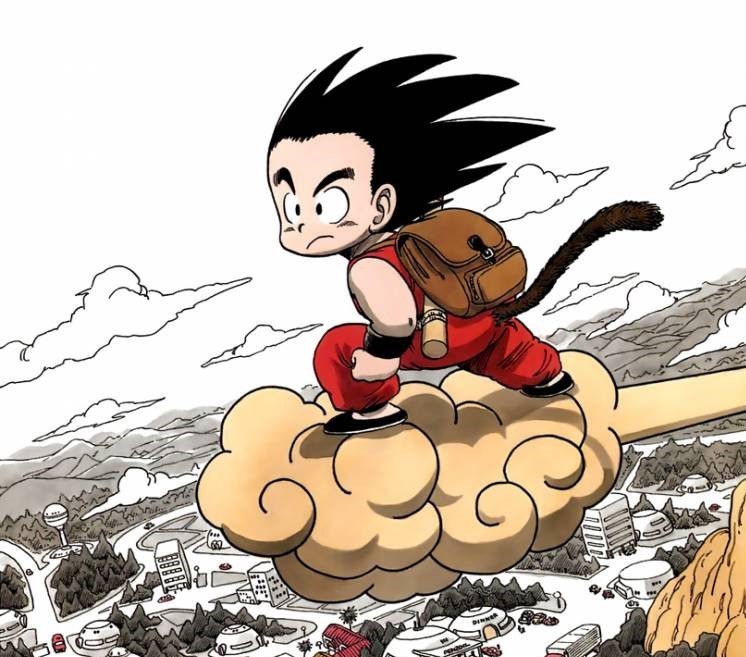 Featured image of post Kid Goku On Nimbus Manga / Start reading to save your manga here.