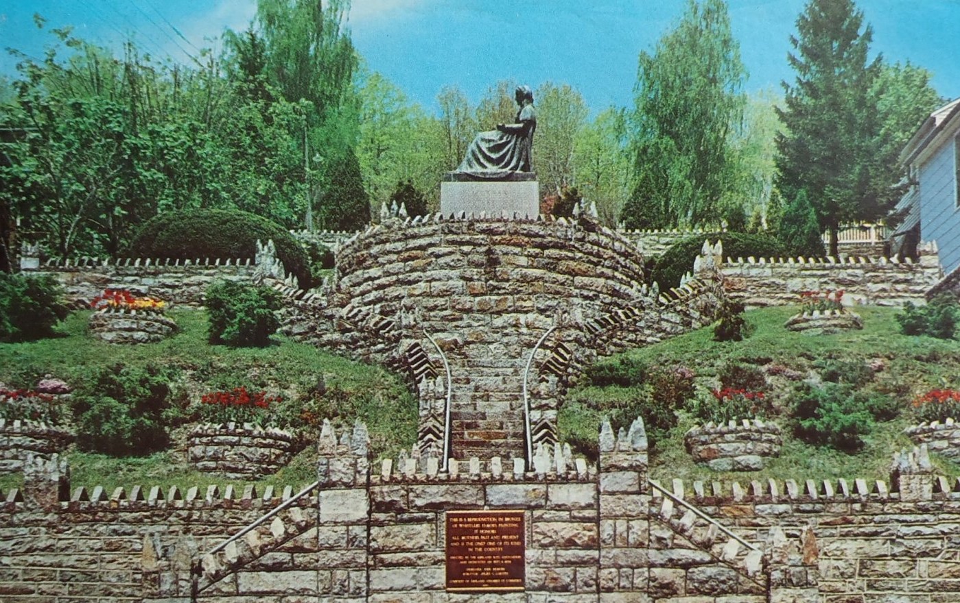 Valley Girl Views The Whistler's Mother Statue in Ashland Pa