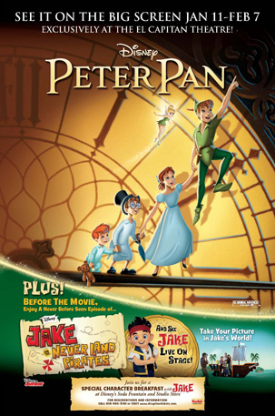 Discount tickets on Peter Pan at El Capitan Theatre - Any Tots