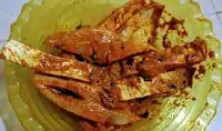 Marinated pieces of Pomfret for pomfret fry recipe