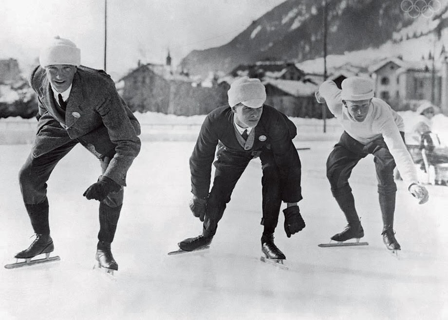 The Athletes of the First Winter Olympics in 1924 Vintage Everyday