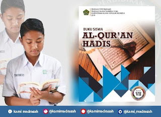 Buku Al Quran Hadis MTs Terbaru untuk kelas  Buku Al Quran Hadis MTs (KMA 183) Terbaru