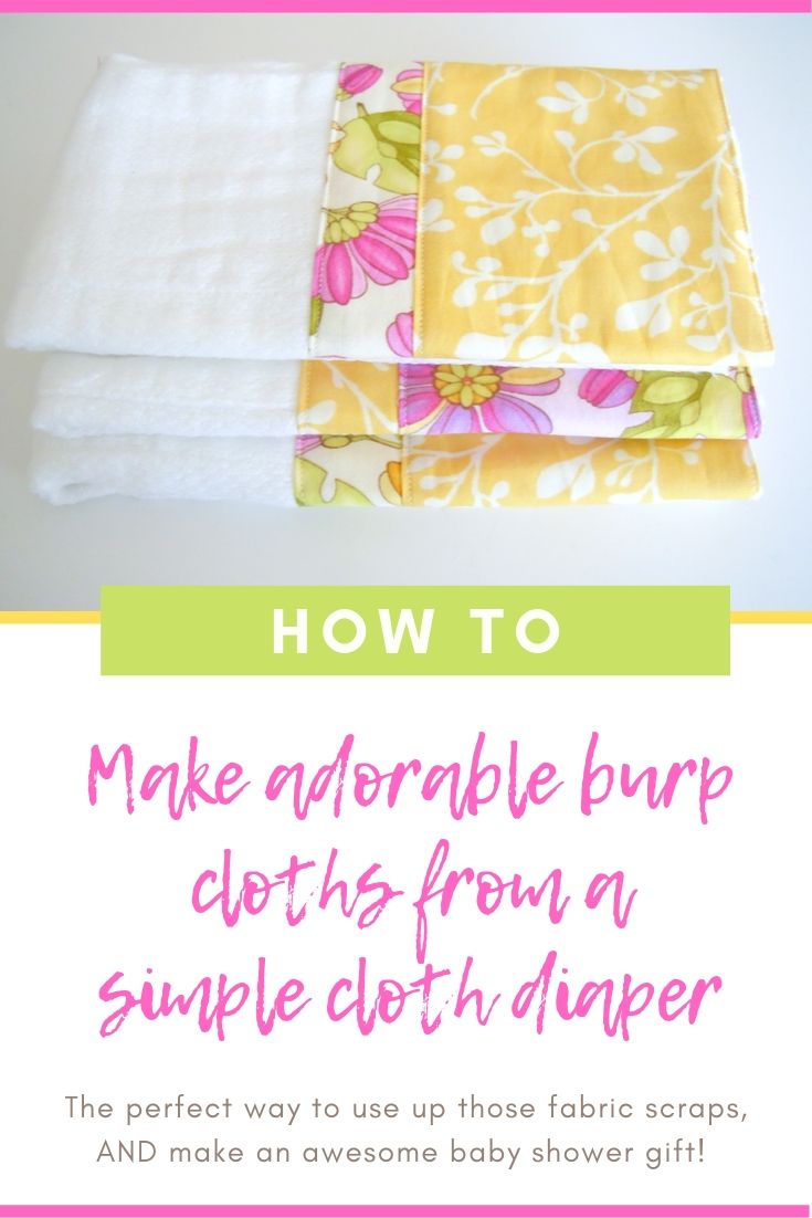 Tutorial Cloth Diaper Burp Cloths Naturally Creative Mama