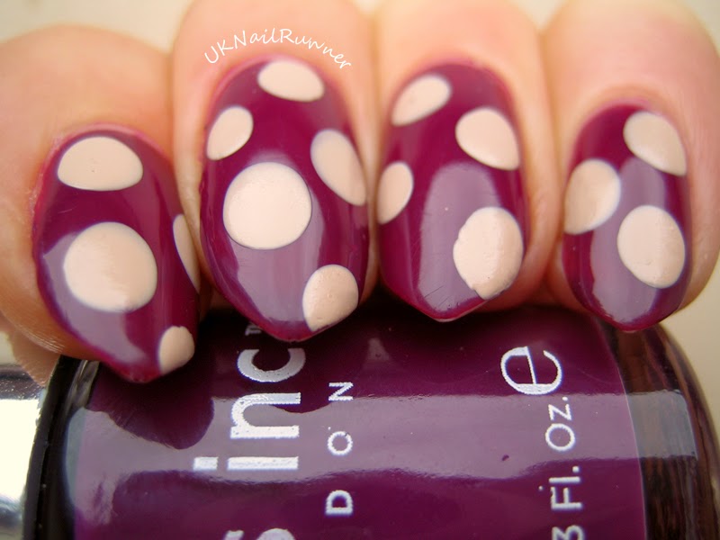 UKNailRunner: NOTD - Nails Inc St Martins Lane with Barry M Lychee Dots ...