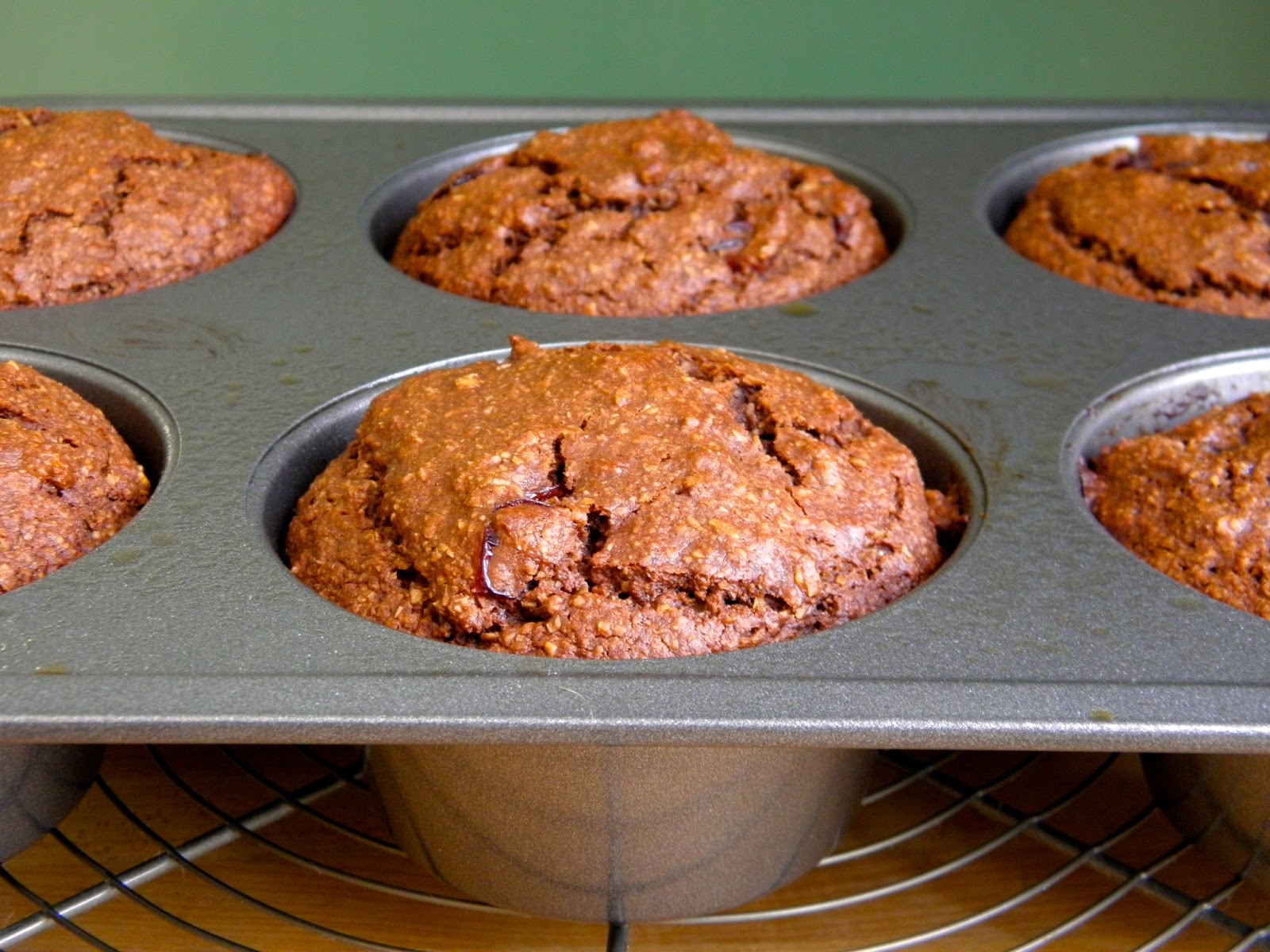 Chocolate Oat Bran Muffins