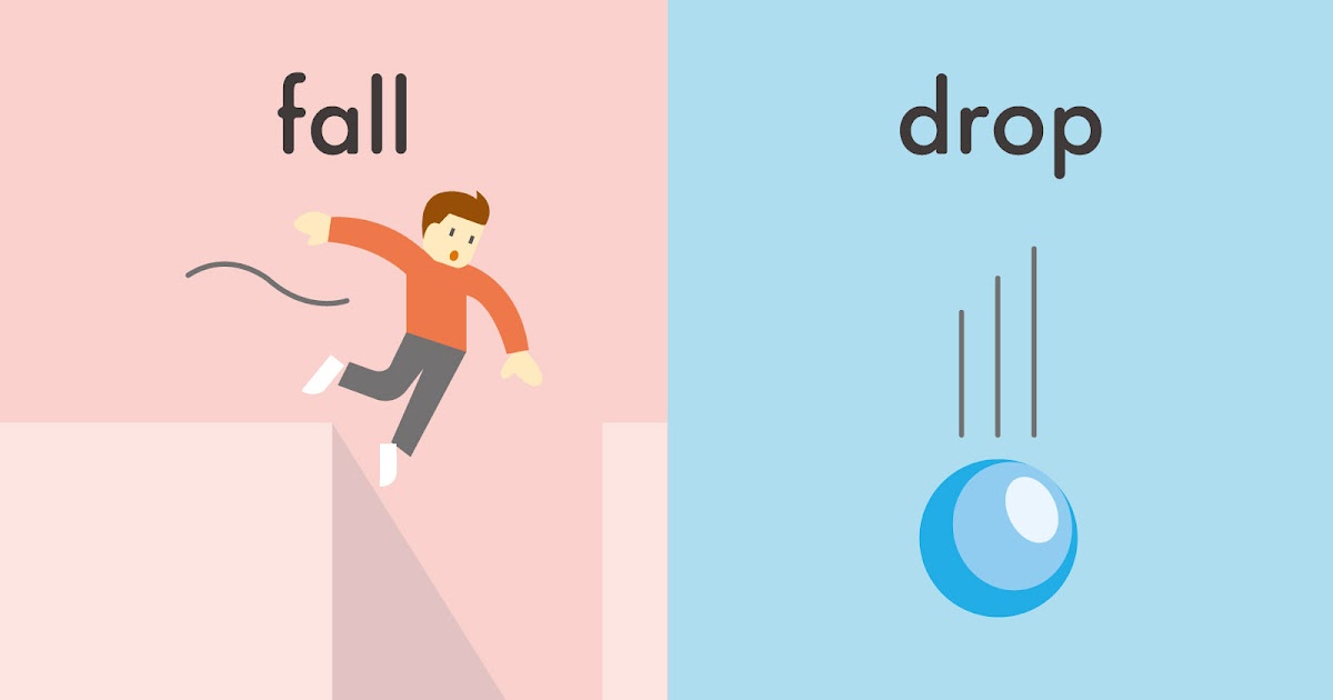 fall と drop の違いとは？