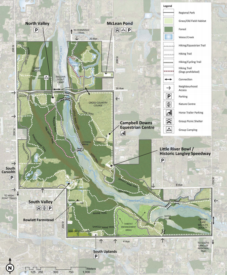 Campbell Valley Park Map The South Fraser Blog: Metro Vancouver Releases New Management Plan For Campbell  Valley Regional Park
