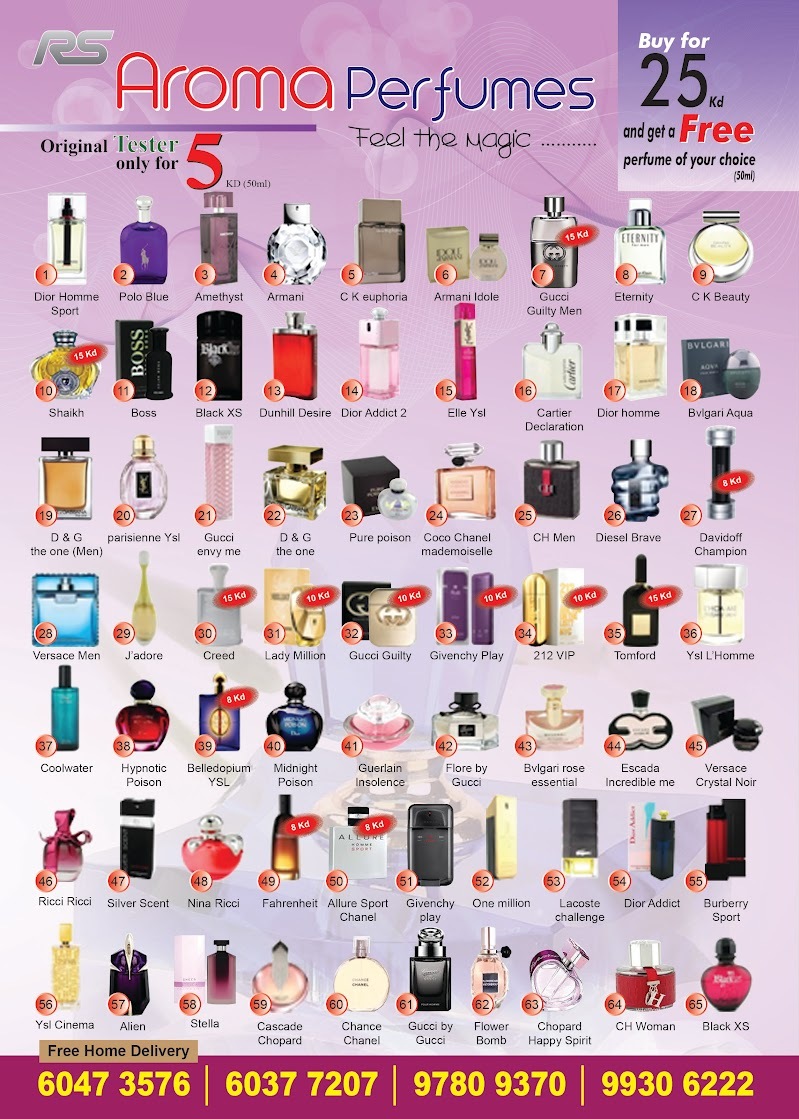 Aroma Perfumes Kuwait fragrances world