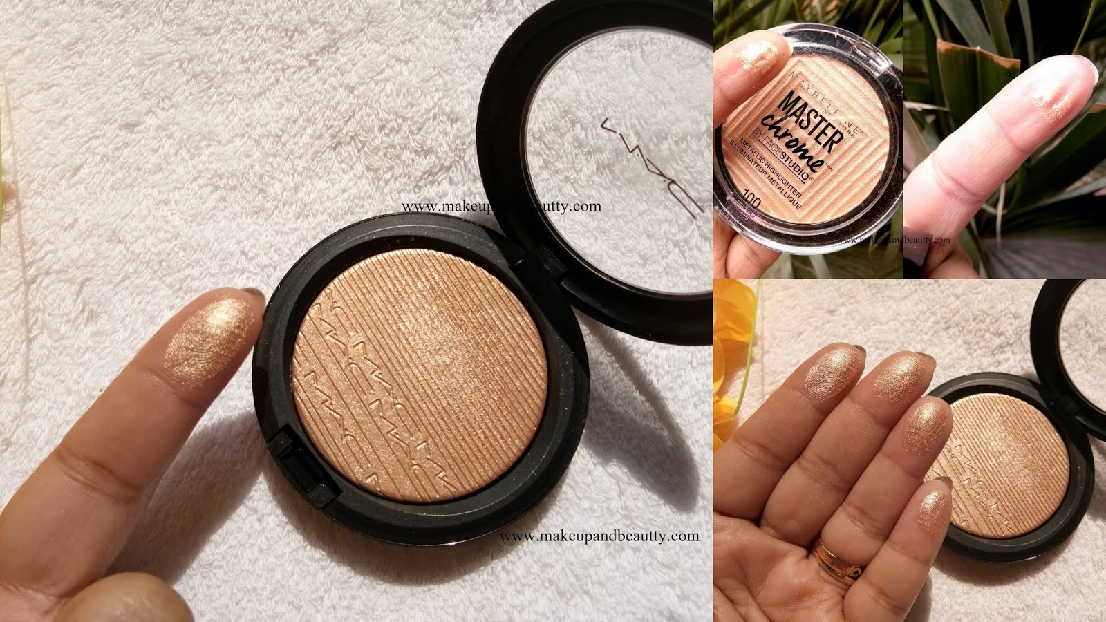 Makeup and beauty !!! REVIEW & SWATCHES MAC OH DARLING HIGHLIGHTER