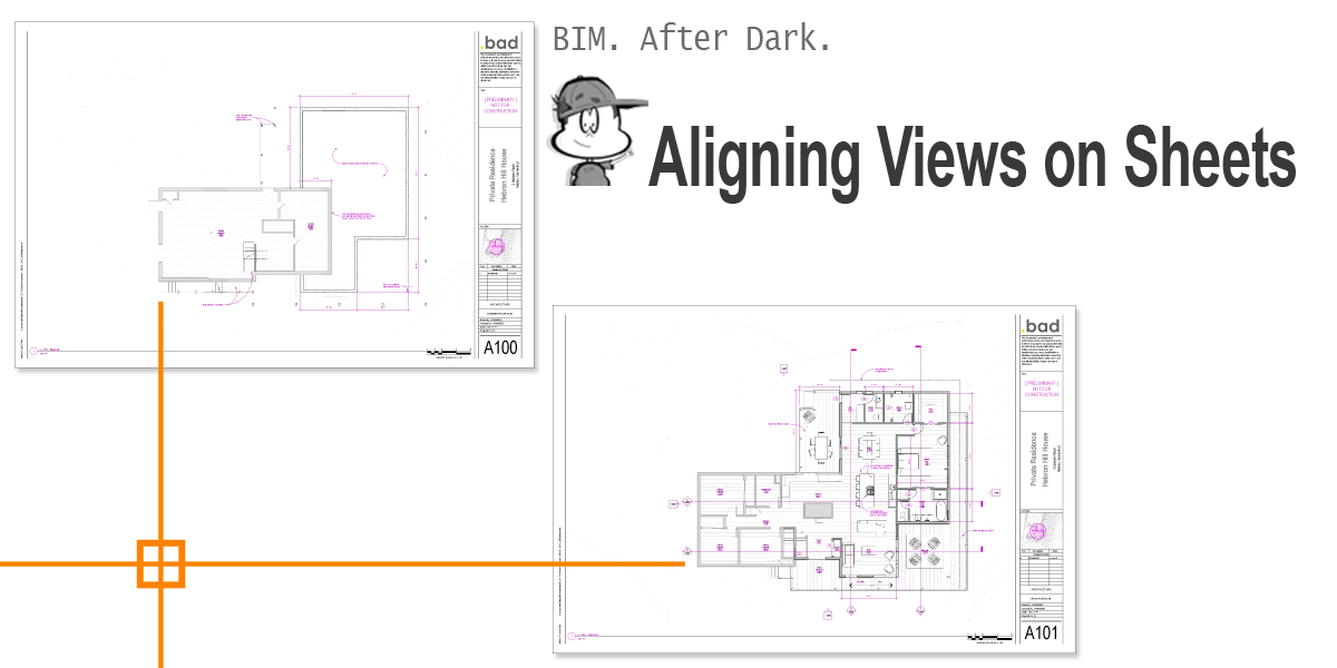 revit tutorial align views on sheets tips and tricks plan sheets