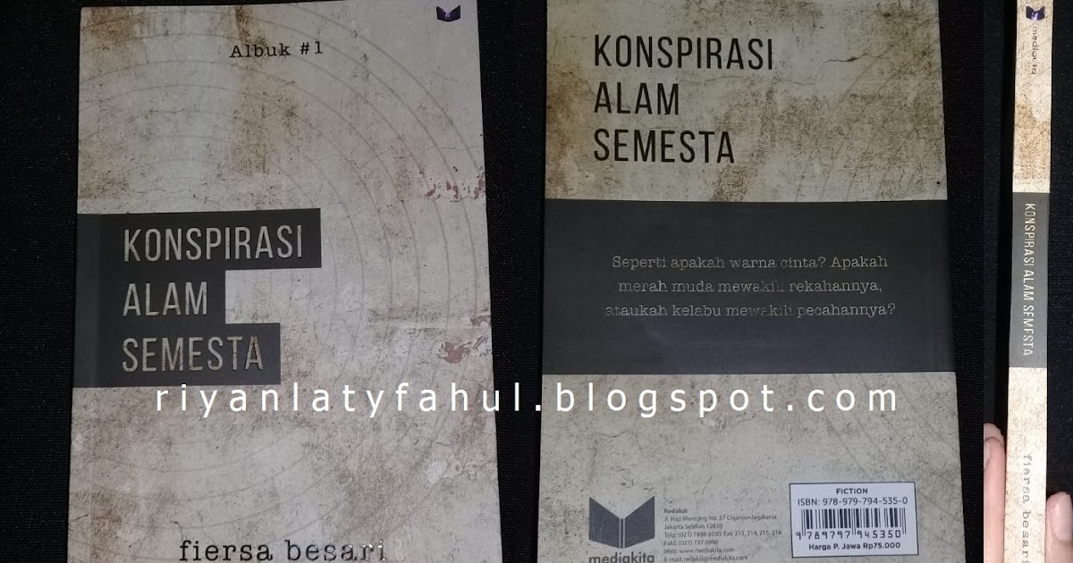 Review dan Kumpulan Kutipan Novel KONSPIRASI ALAM SEMESTA