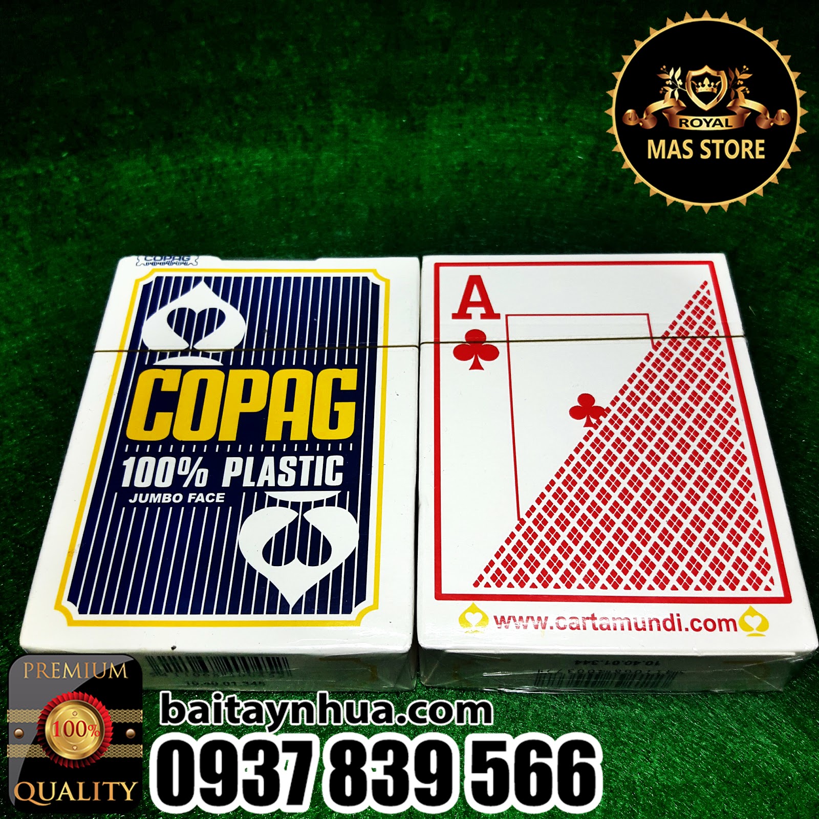 Bài Poker Stars COPAG Nhựa Cao Cấp Cực Tốt - 100% Plastic - Chuẩn casino quốc tế. - 12