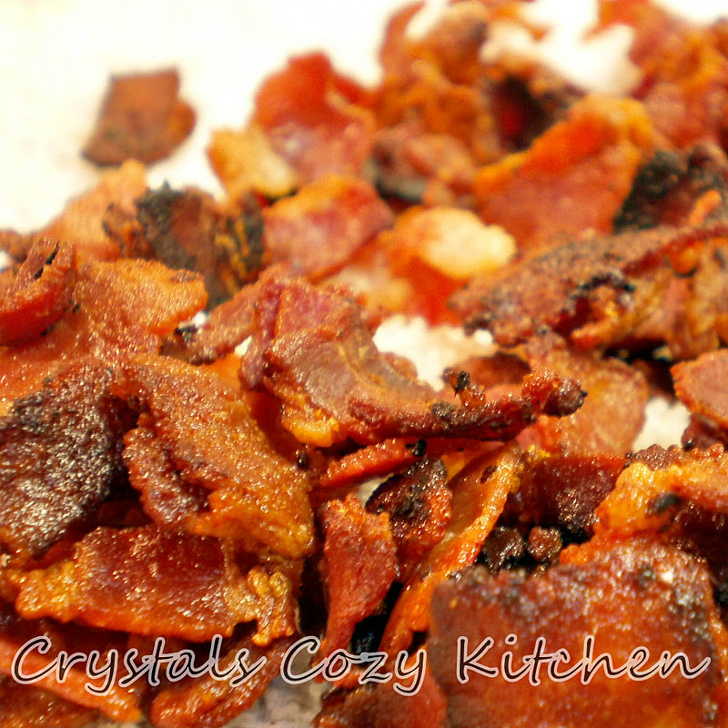 Crystal's Cozy Kitchen BLT Salad with Lemon Garlic Dill Mayo Dressing