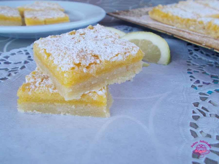 Lemon bars (barritas de limón)