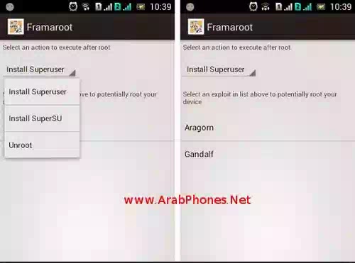 تحميل تطبيق framaroot apk لعمل روت بدون كمبيوتر