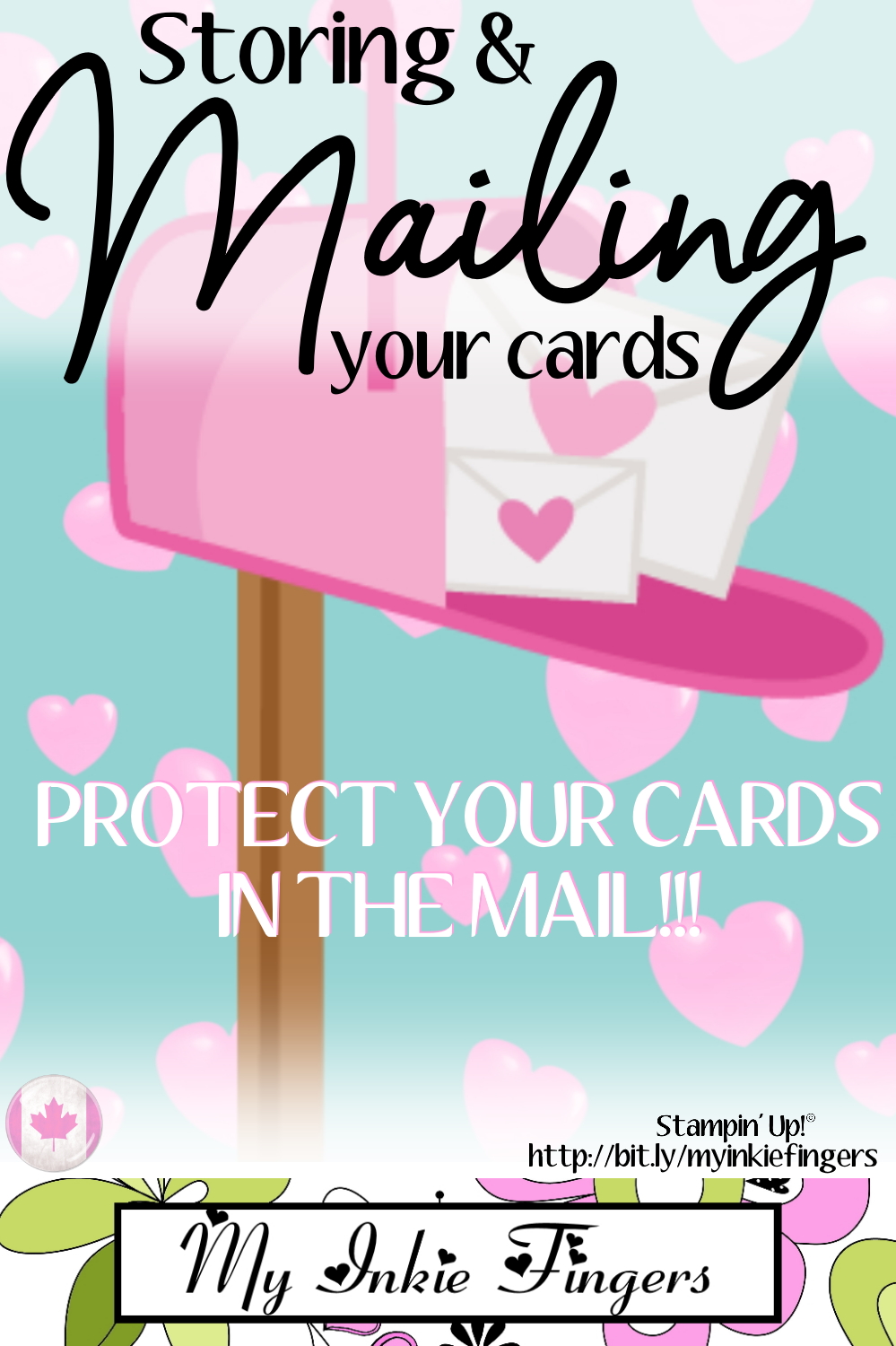 My Inkie Fingers How to Store & Mail Cards Protect Your Cards In The