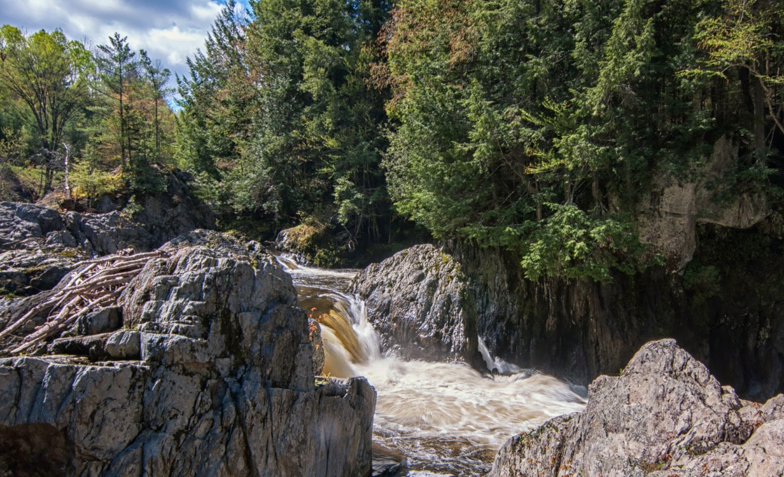 Carol's View Of New England Big Falls, Troy VT