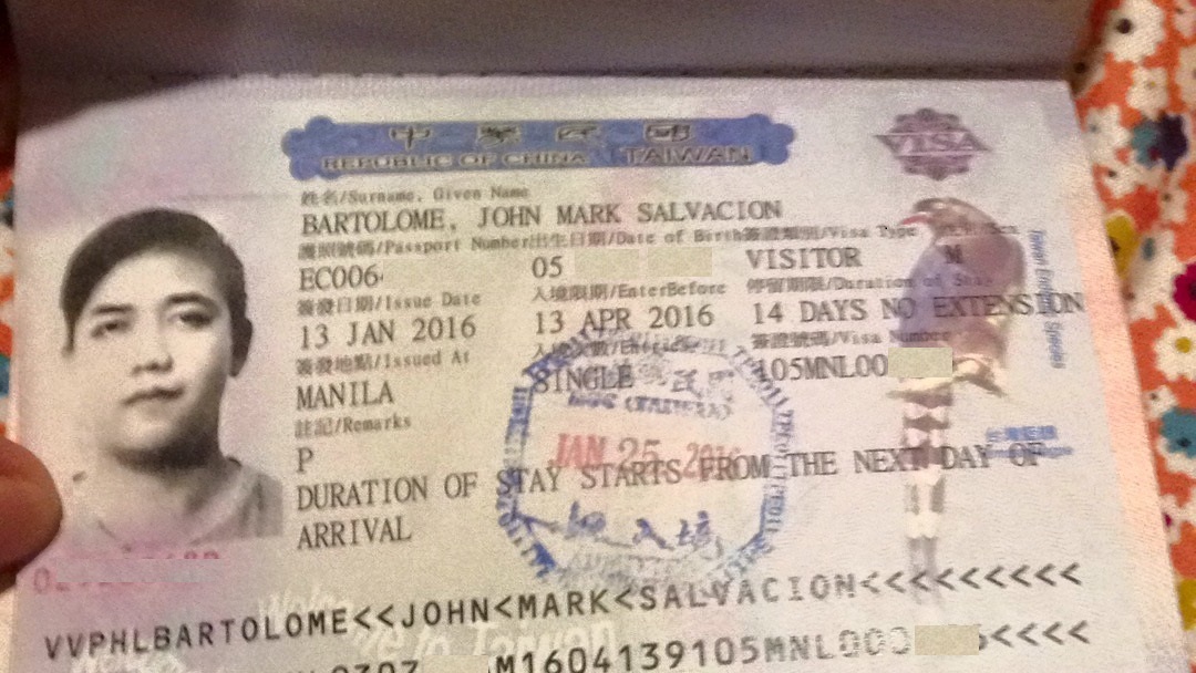 taiwan tourist visa for pakistani