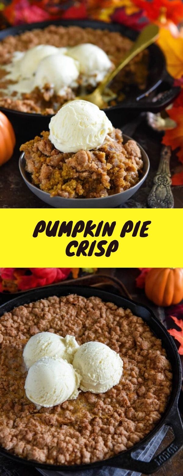 Pumpkin Pie Crisp - Let's Cooking