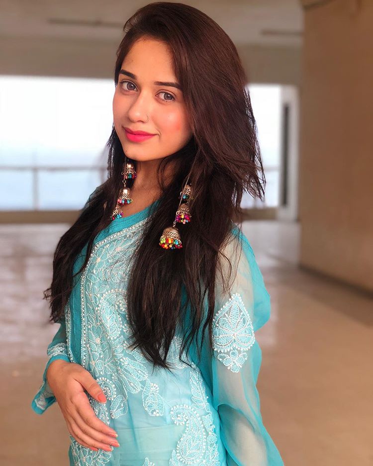 Jannat Zubair In Blue Dress