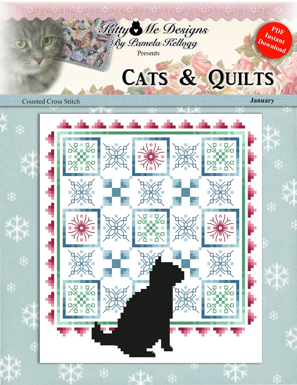 Kitty And Me Designs Cats And Quilts Instant Downloads on Etsy