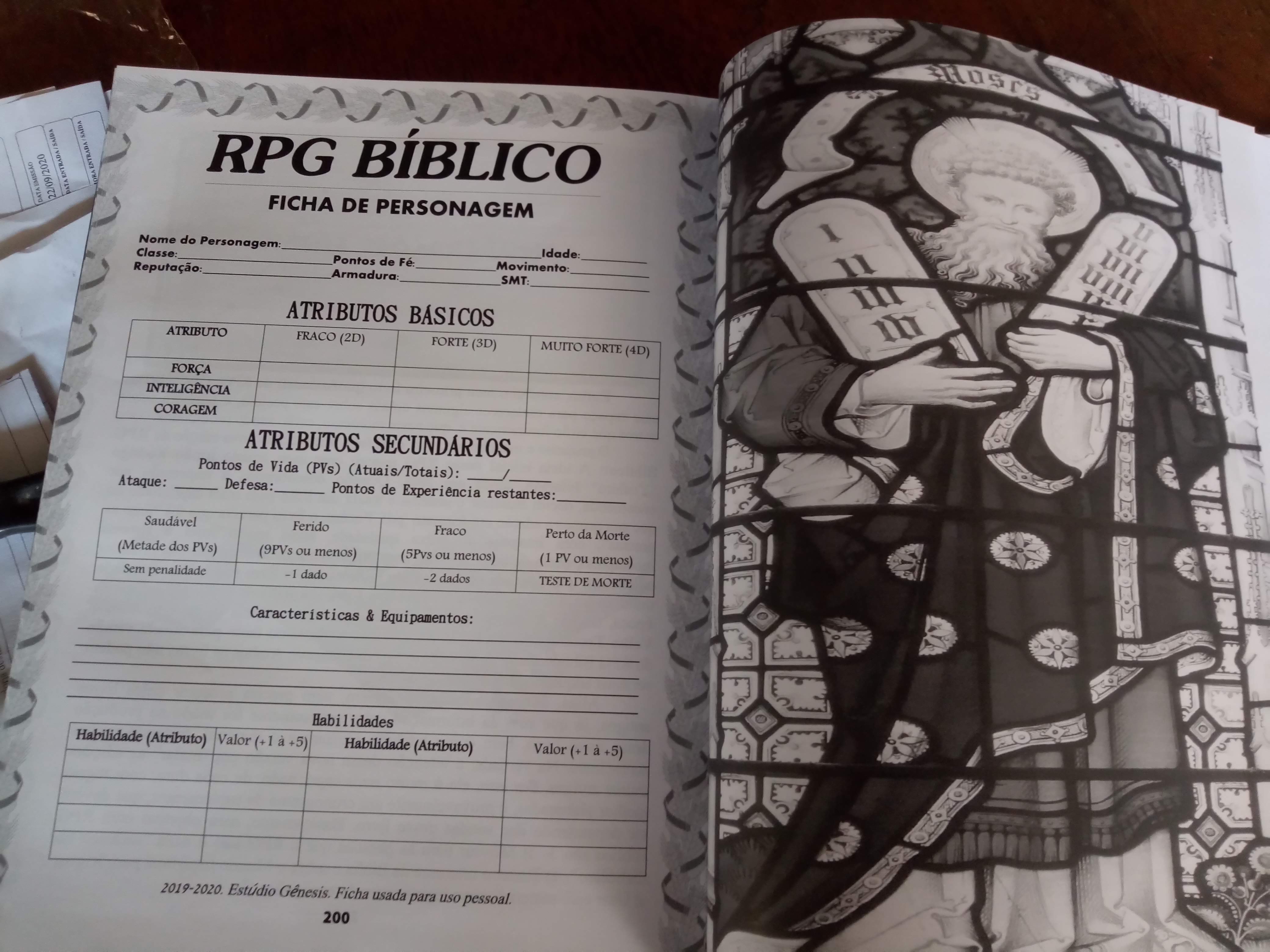 RPG Bíblico (Sem Ficha), PDF, Jogos de RPG