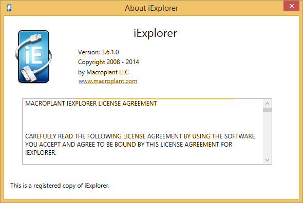 iExplorer 3.6.1 iExplorer 3.6.1