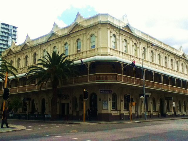 Cnr Hay / Milligan St's., Perth - "Melbourne Hotel"