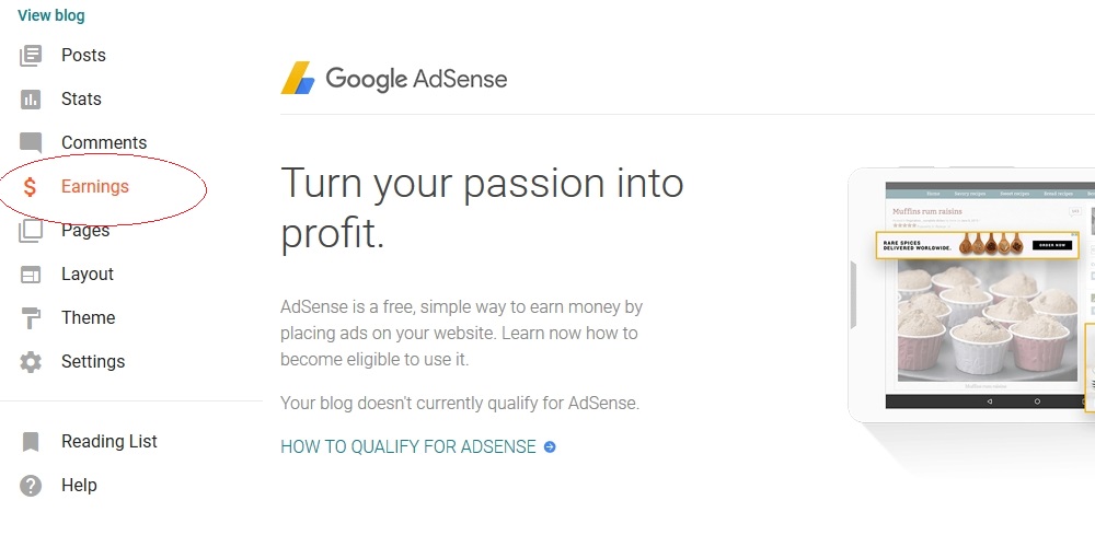 Cara add site di Google Adsense Google Adsense