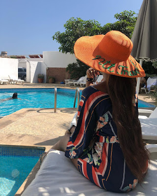 Photos;#BBNaija's Bambam enjoys vacation in Morocco