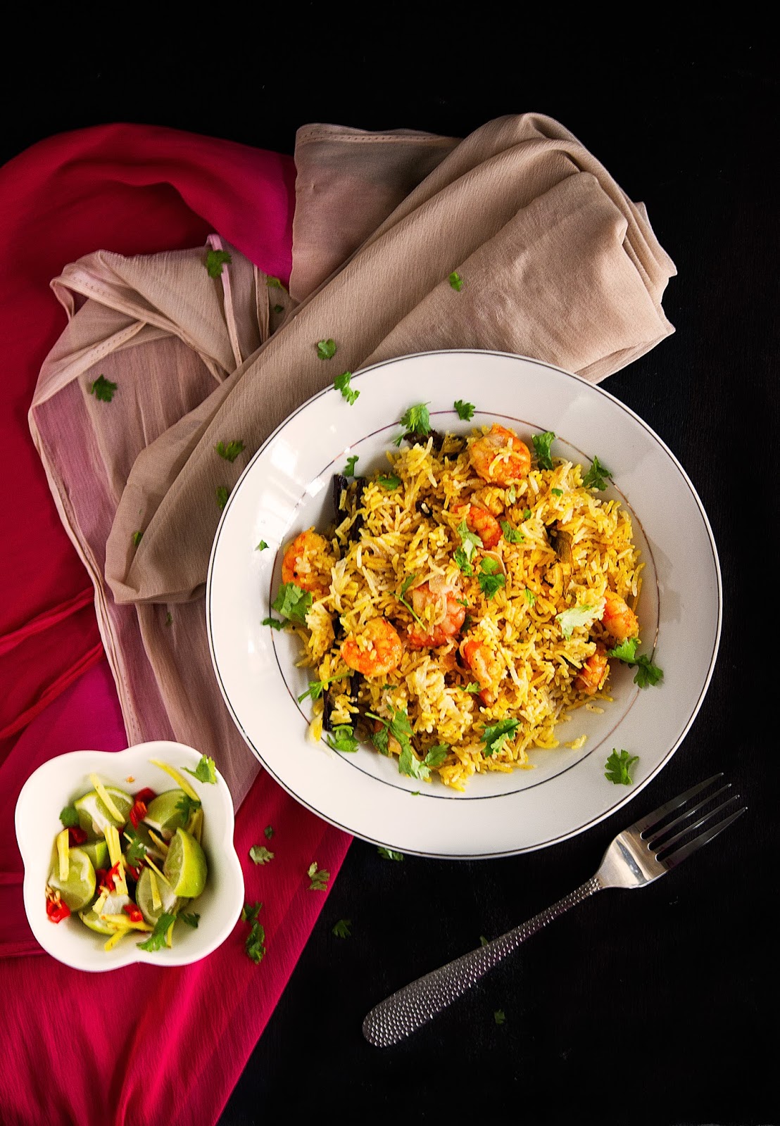 Chingri Pulao / Prawn Pulao / Prawn Pilaf