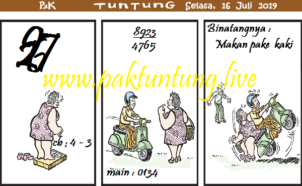 Gambar Kode Syair Pak Tuntung Selasa 16 Juli 2019 Pak Tuntung