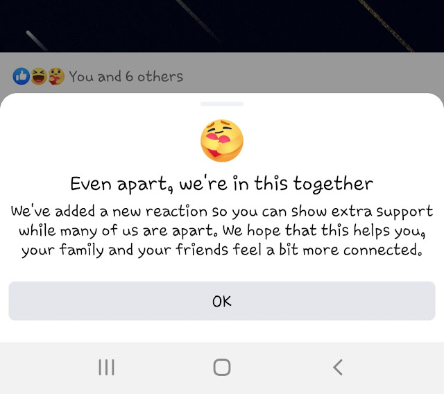 Facebook care emoji