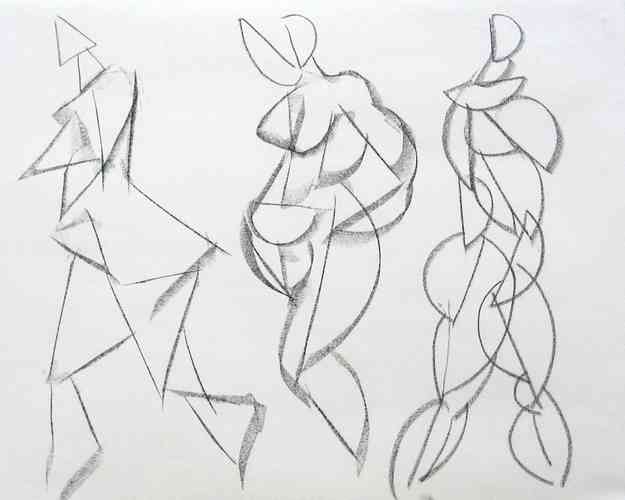 Kyomi Richards Character Performance Blog: Life Drawing: Triangular ...