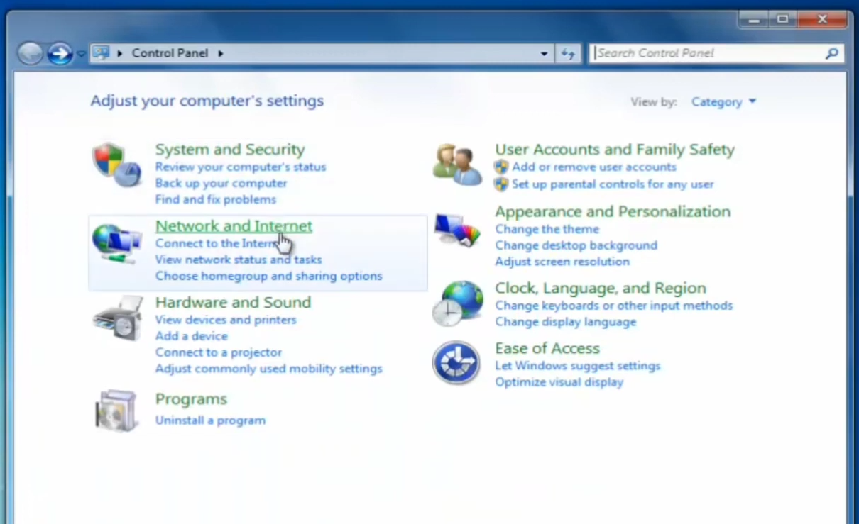 HOW TO CREATE LOCAL AREA CONNECTION IN WINDOWS