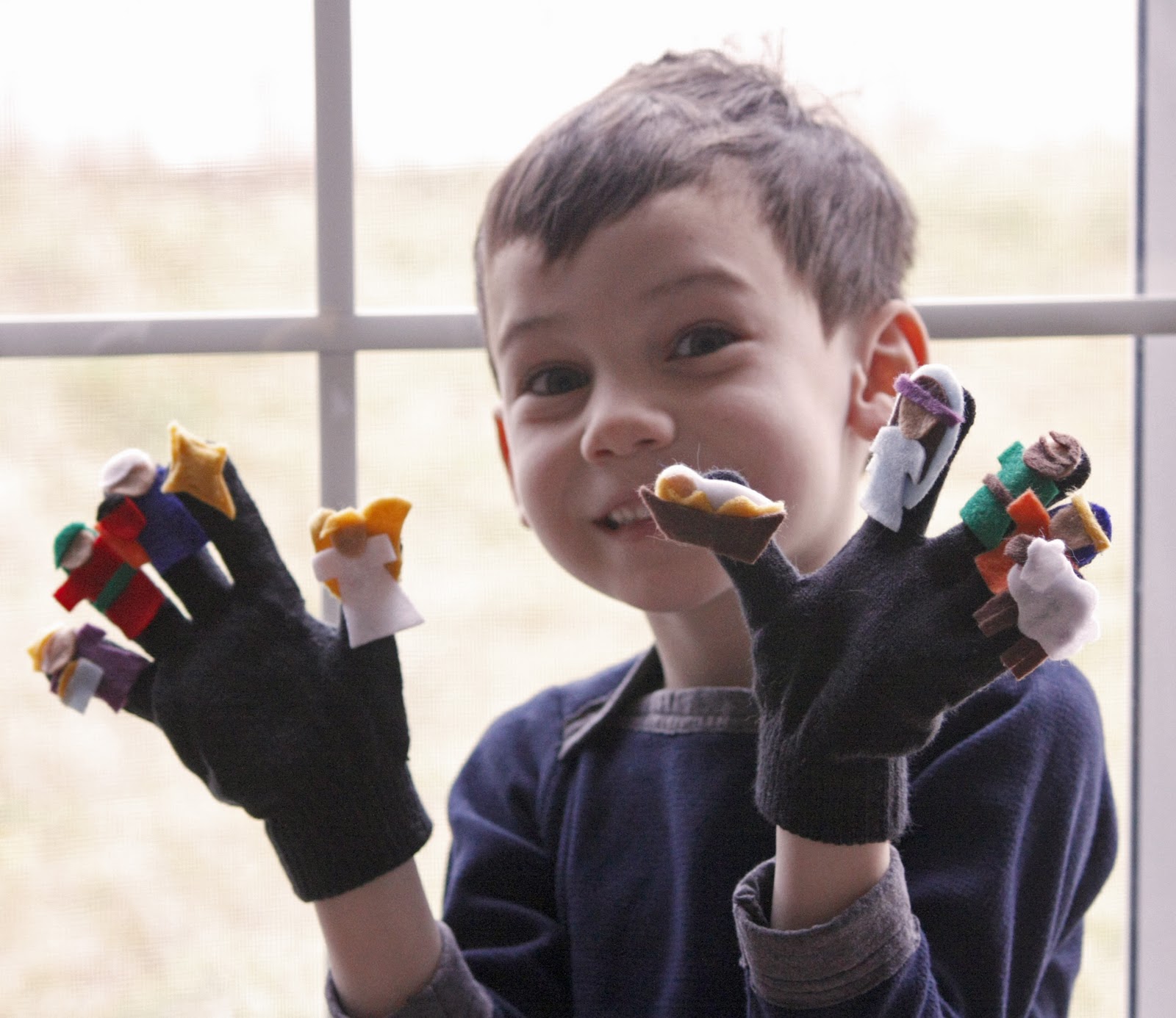 glove and finger puppets