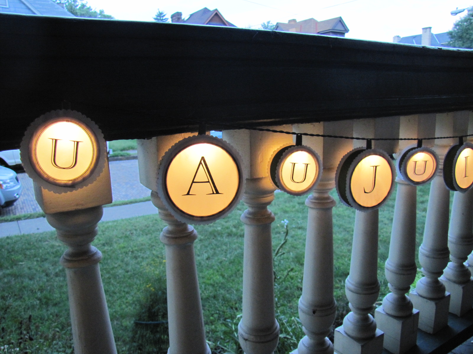 Reposhture Studio PVC Pipe into Custom outdoor lights
