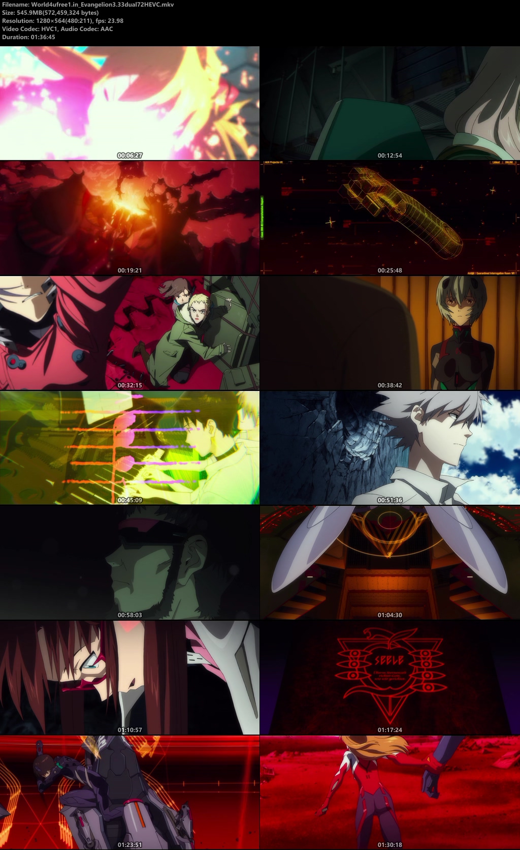 Evangelion 3.0 You Can (Not) Redo Poster