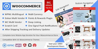  Ionic5 Woocommerce v3.0.6 - Ionic5/Angular8/ Wordpress Plugins - nulled Universal Full Mobile App for iOS & Android 