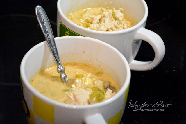 Crock Pot Green Chile Enchilada Soup