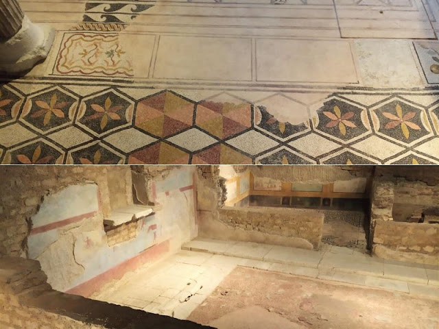 mosaici pavimentali e affreschi nelle domus romane di Brescia