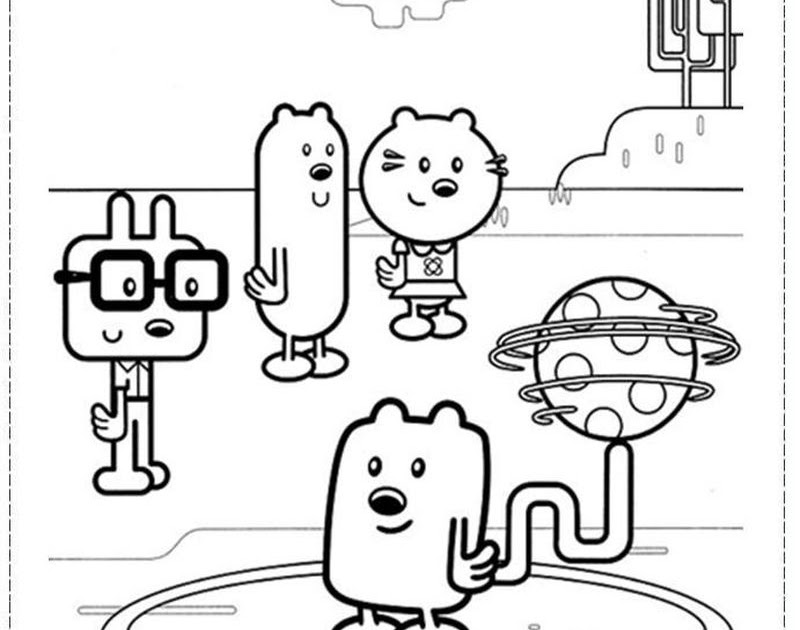 Wow Wow Wubbzy Coloring Pages - Fun, Free and Easy