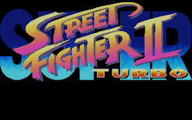 Super Street Fighter II Turbo DOS title screen