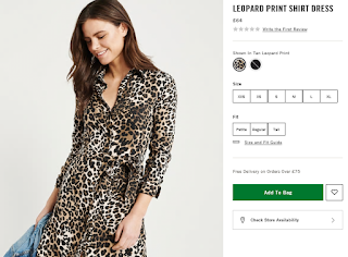 a&f leopard dress