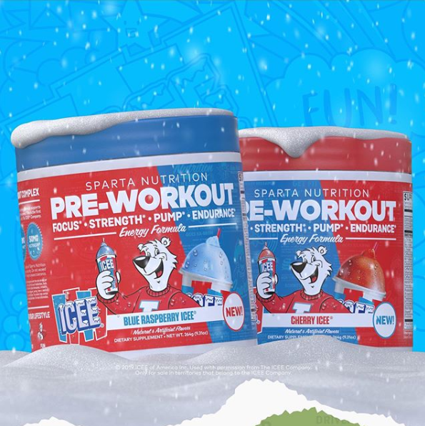 The Supp Plug Sparta Nutrition Teams Up With ICEE for 2 New Pre
